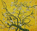 Branches of an Almond Tree in Blossom yellow by Vincent van Gogh